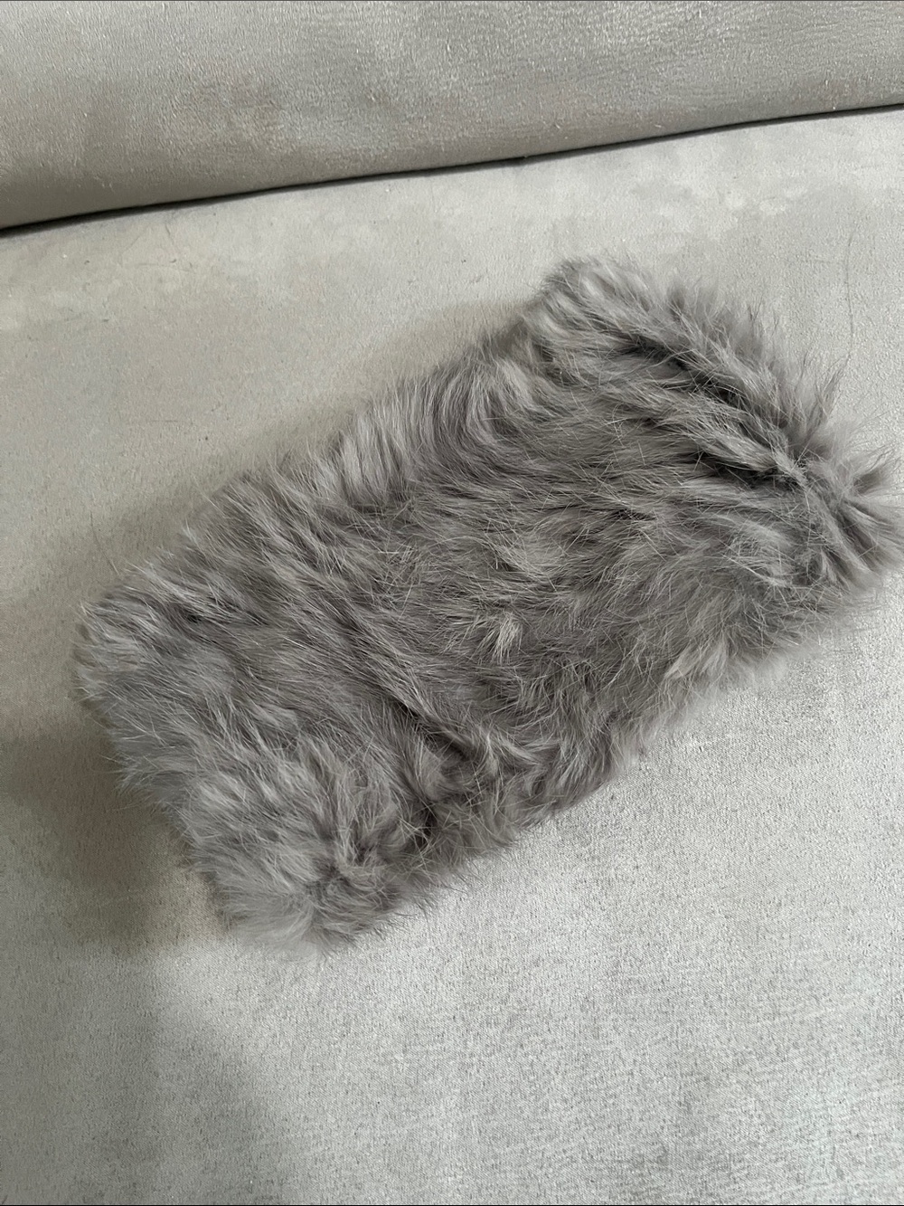 Rabbit fur headband